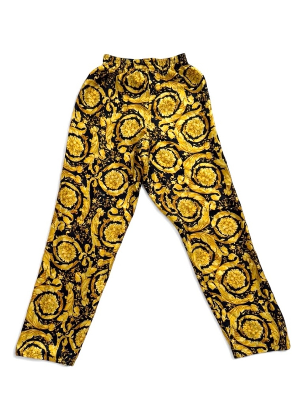 Versace Barocco Silk Pajama Pants size 2. Like new. Retail Price $1.325